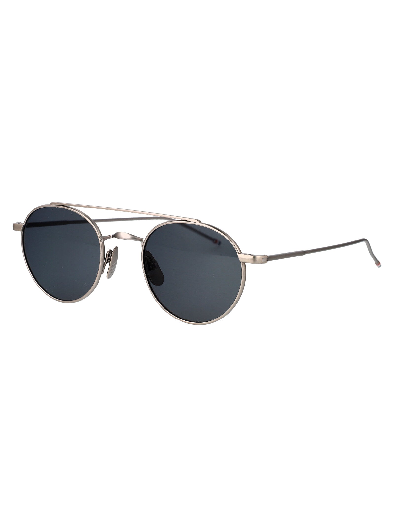THOM BROWNE Matte Titanium Sunglasses - Unisex