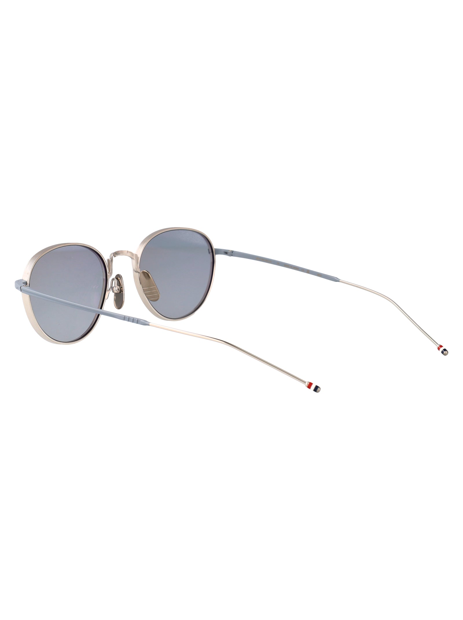THOM BROWNE Unisex Titanium Sunglasses - SS25 Collection