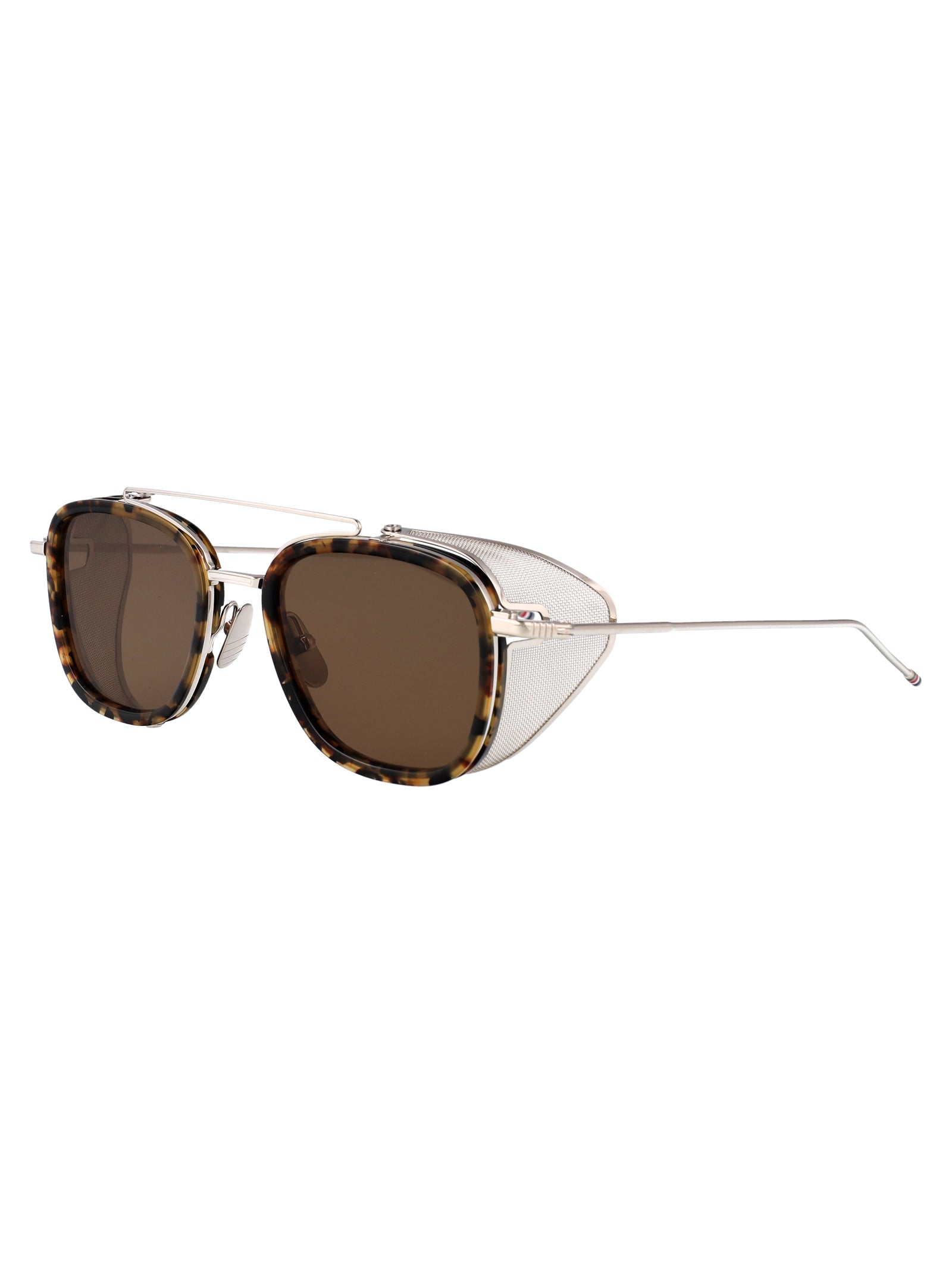 THOM BROWNE Sleek Acetate and Titanium Sunglasses