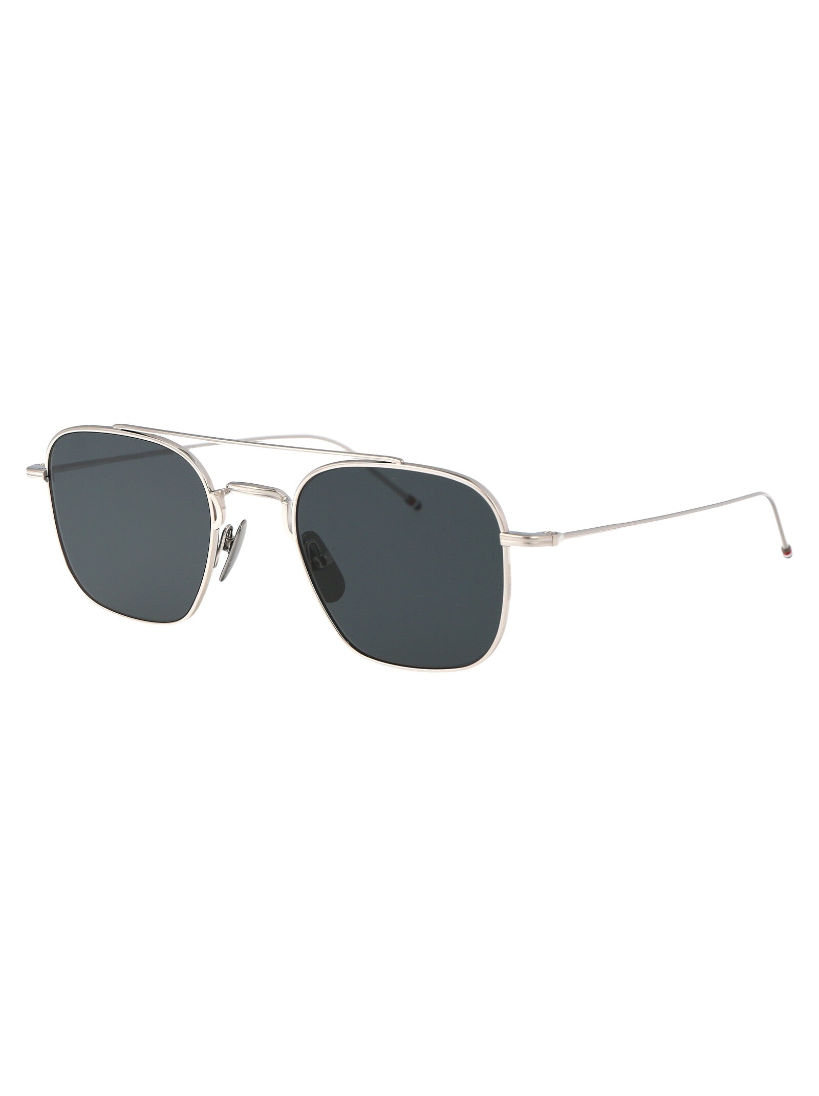 THOM BROWNE Sleek Titanium Sunglasses - Unisex