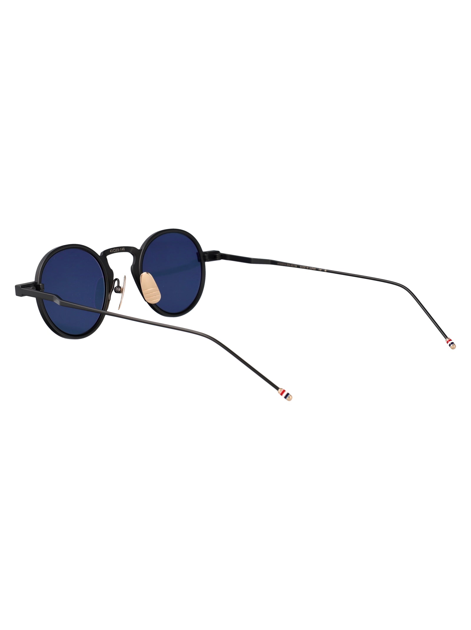 THOM BROWNE Unisex Titanium Sunglasses