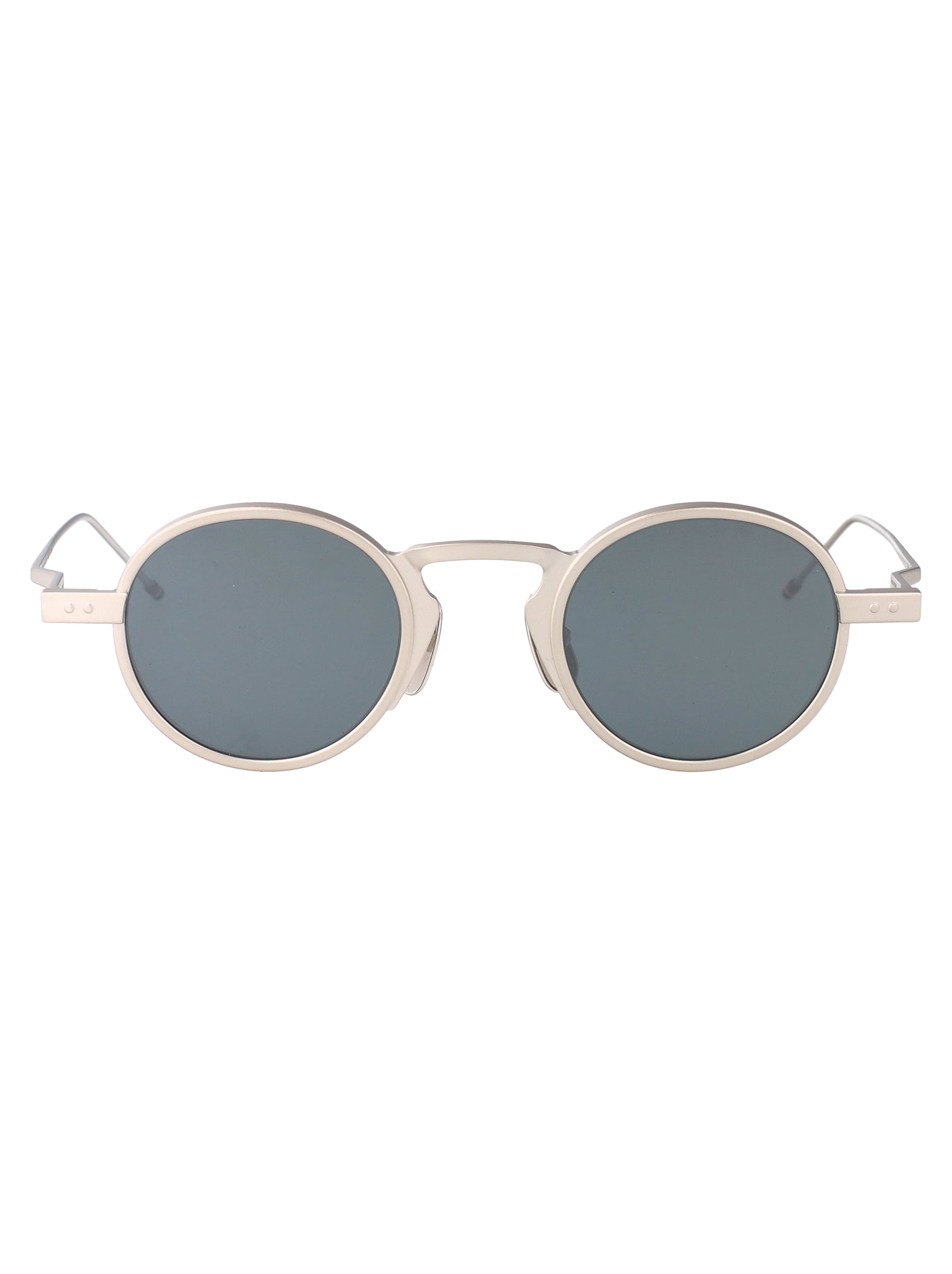 THOM BROWNE Unisex Titanium Sunglasses - Minimalist Design