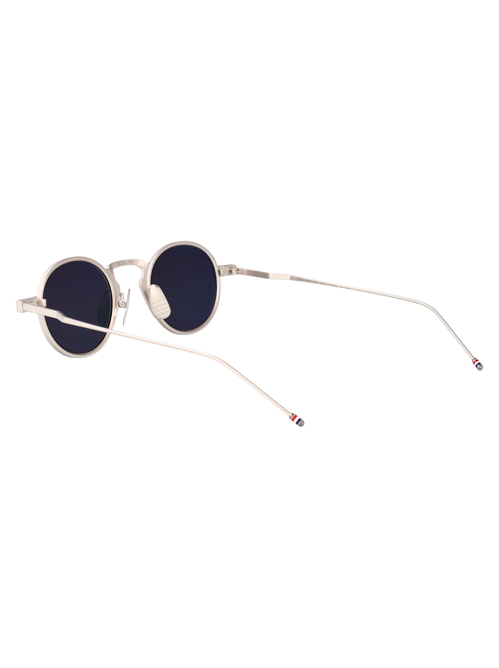 THOM BROWNE Unisex Titanium Sunglasses - Minimalist Design