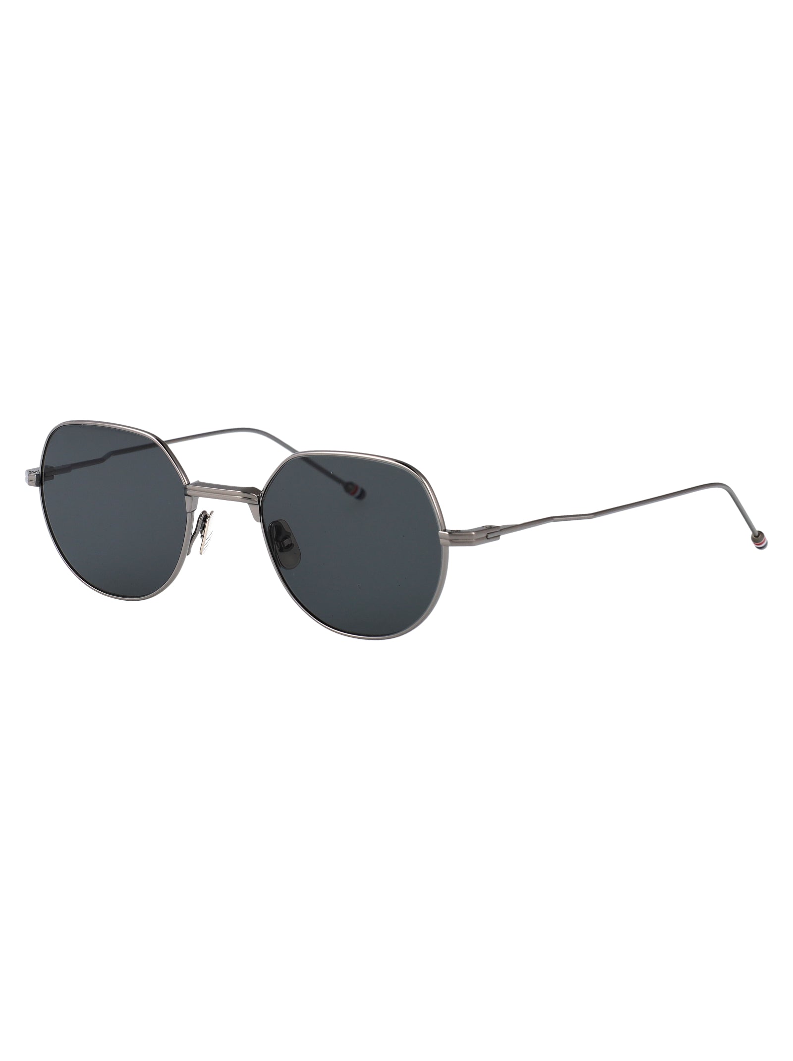 THOM BROWNE Grey Titanium Unisex Sunglasses