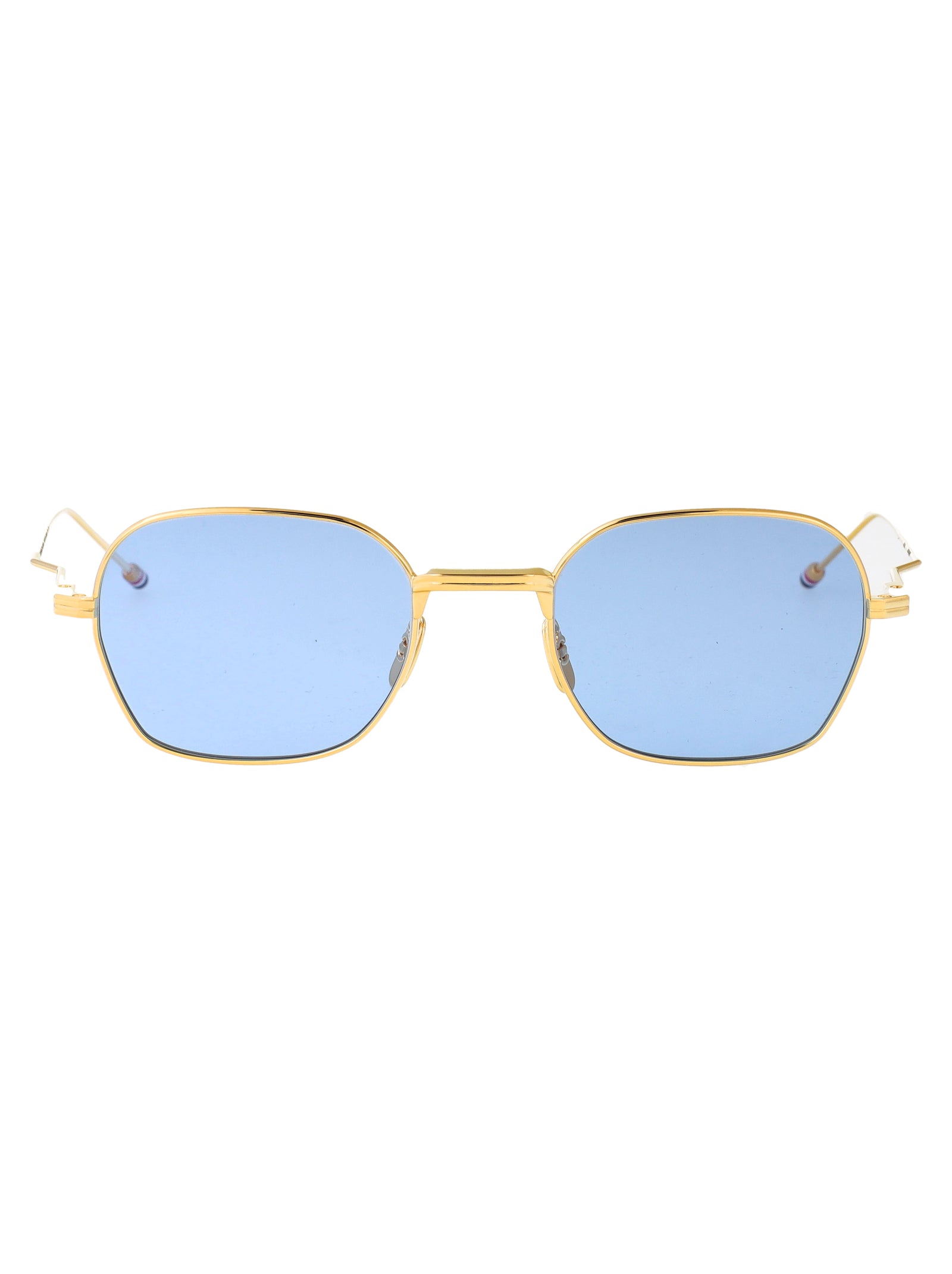 THOM BROWNE 18K Gold Plate Titanium Sunglasses for All Seasons