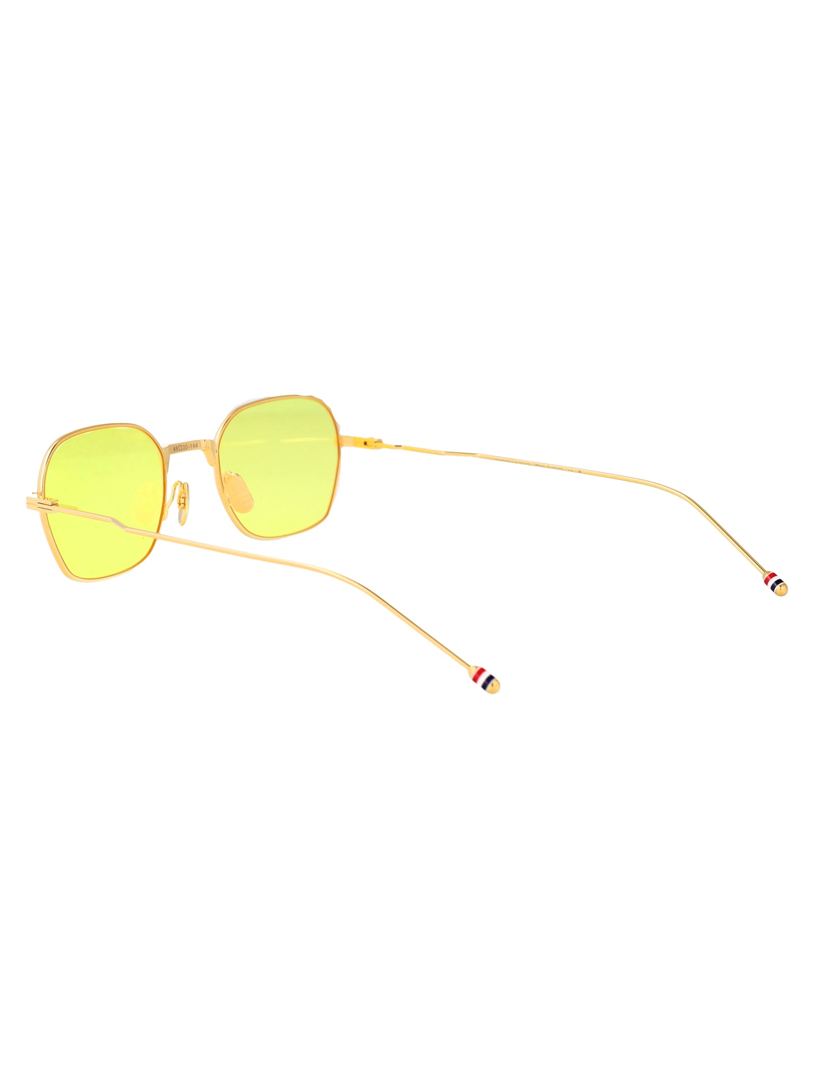 THOM BROWNE 18K Gold Plate Titanium Sunglasses