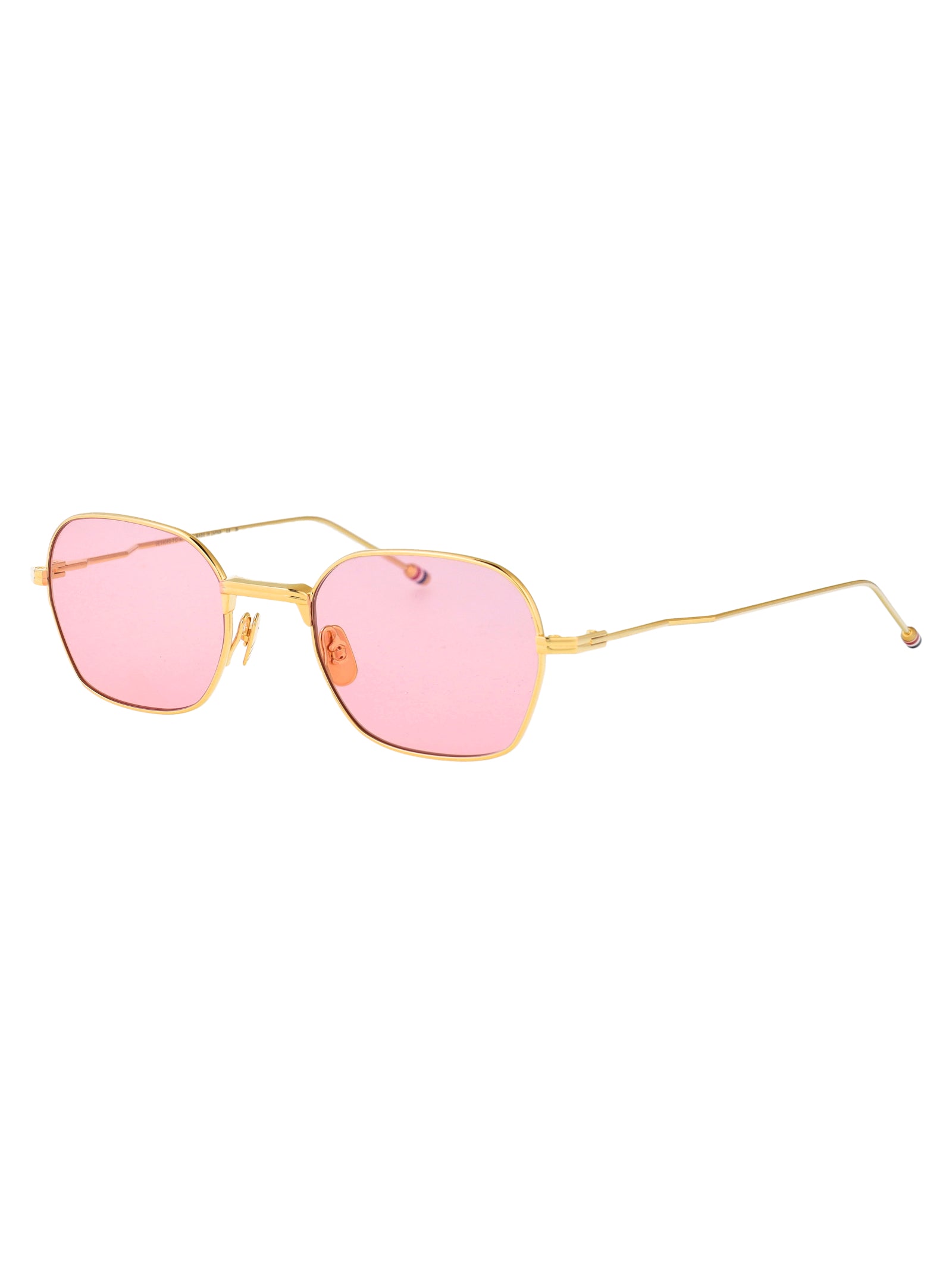 THOM BROWNE 18K Gold Plate Titanium Sunglasses