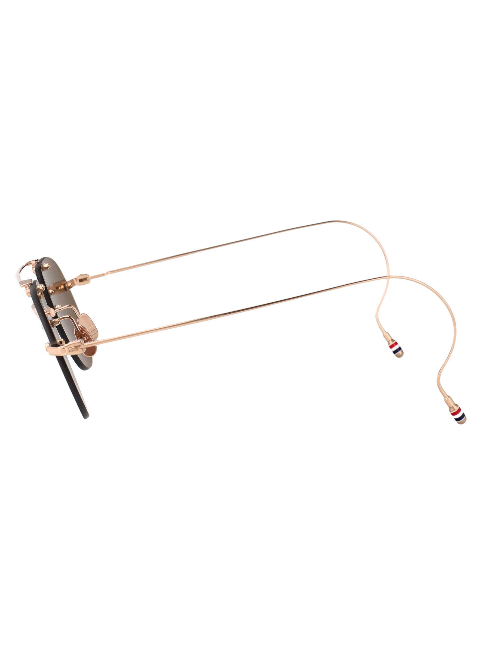 THOM BROWNE 12K Gold Plate Titanium Sunglasses