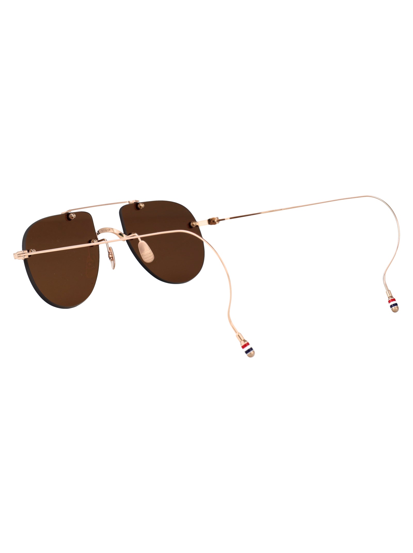 THOM BROWNE 12K Gold Plate Titanium Sunglasses
