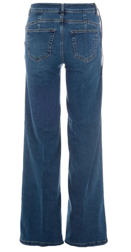 LIU JO Belt Detail Pants with Logo Buckle for Women