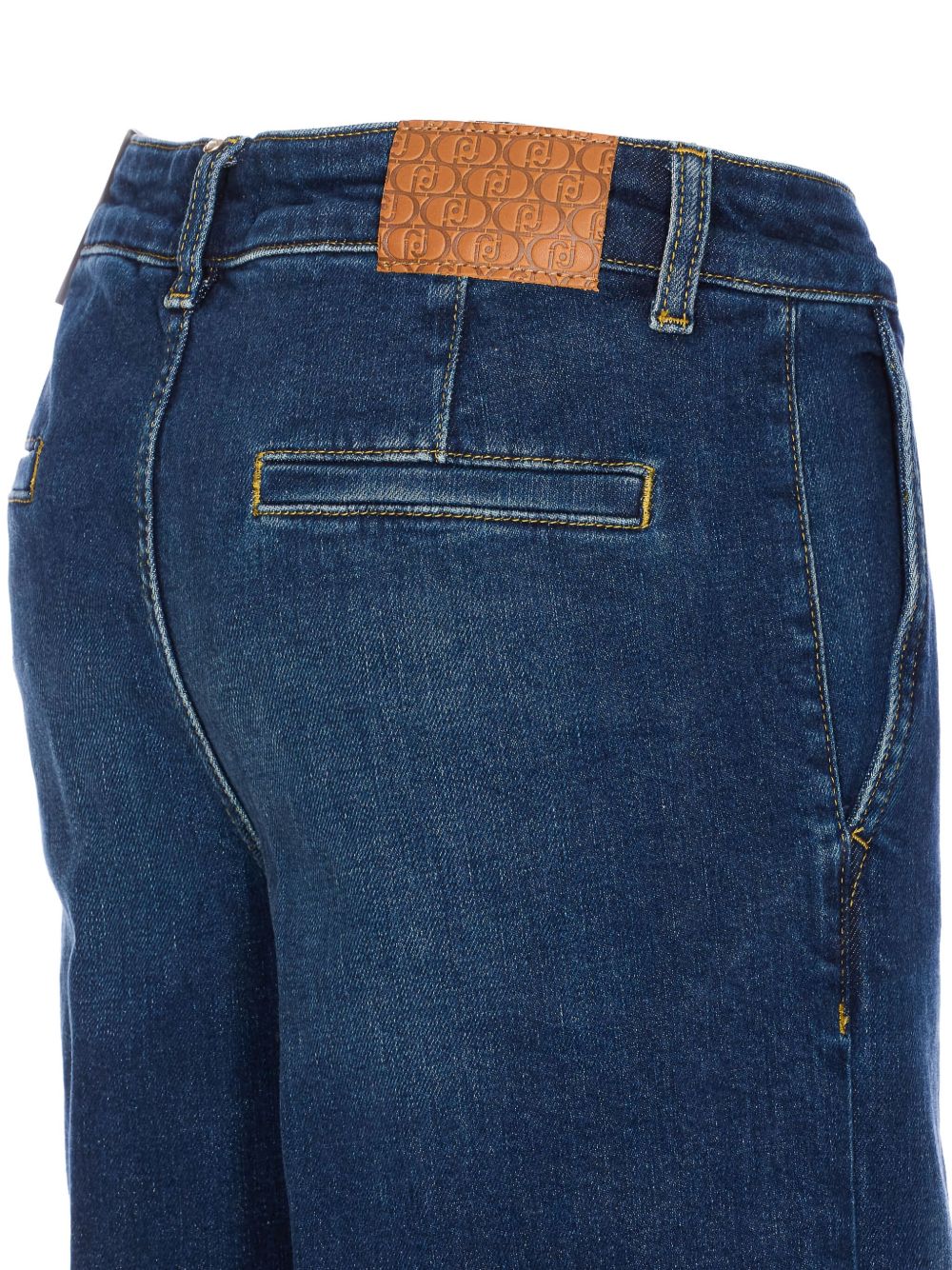 LIU JO Flared Leg Patch Pocket Trousers for Women