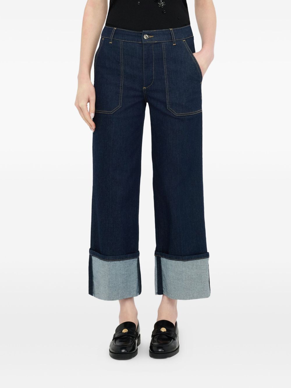 LIU JO Women’s Turn-Up Denim Jeans - FW25