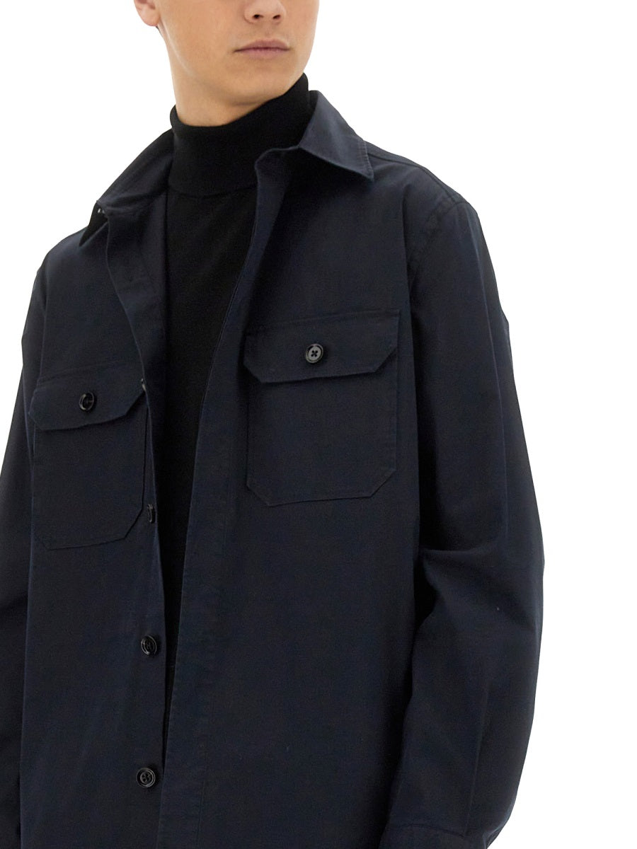 ZEGNA Men's Cotton Shirt Jacket - Size L