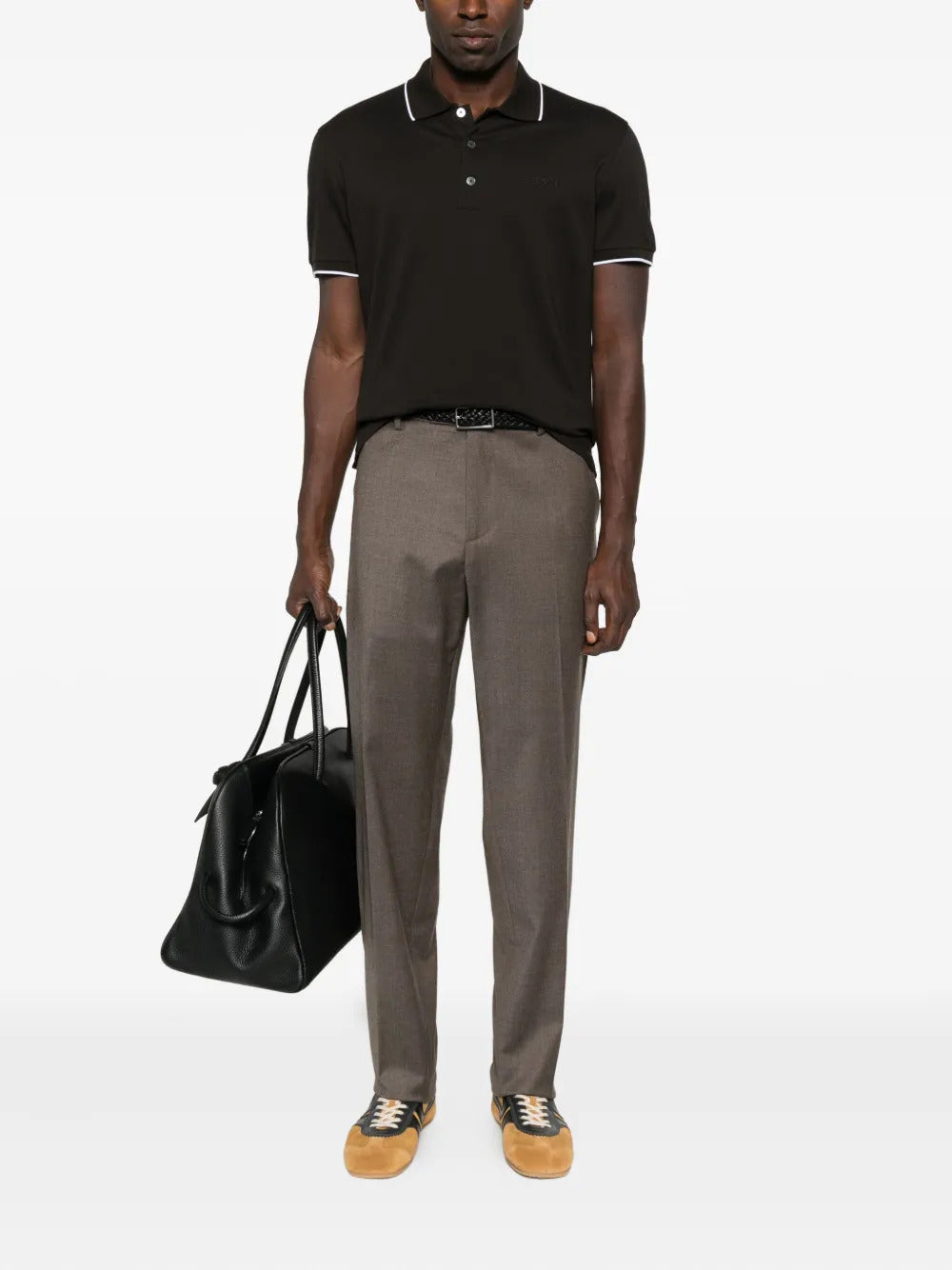 ZEGNA Men's Logo Polo Shirt - Size 48