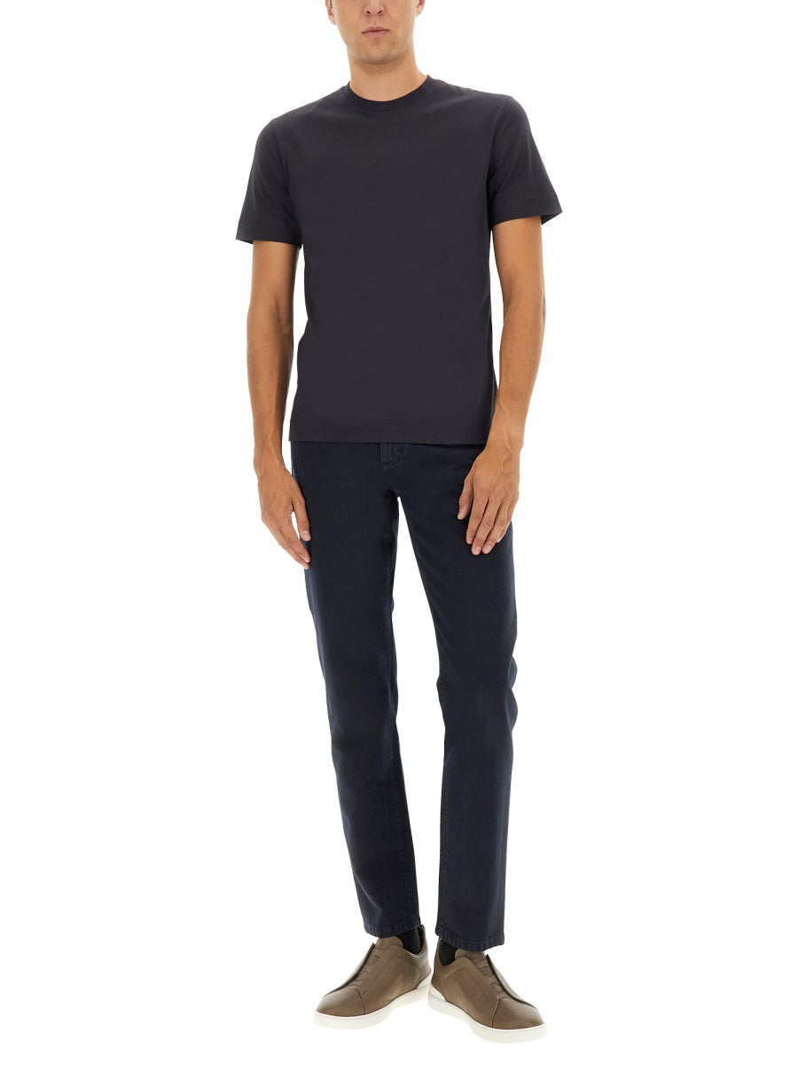 ZEGNA Classic Logo T-Shirt - Size 48