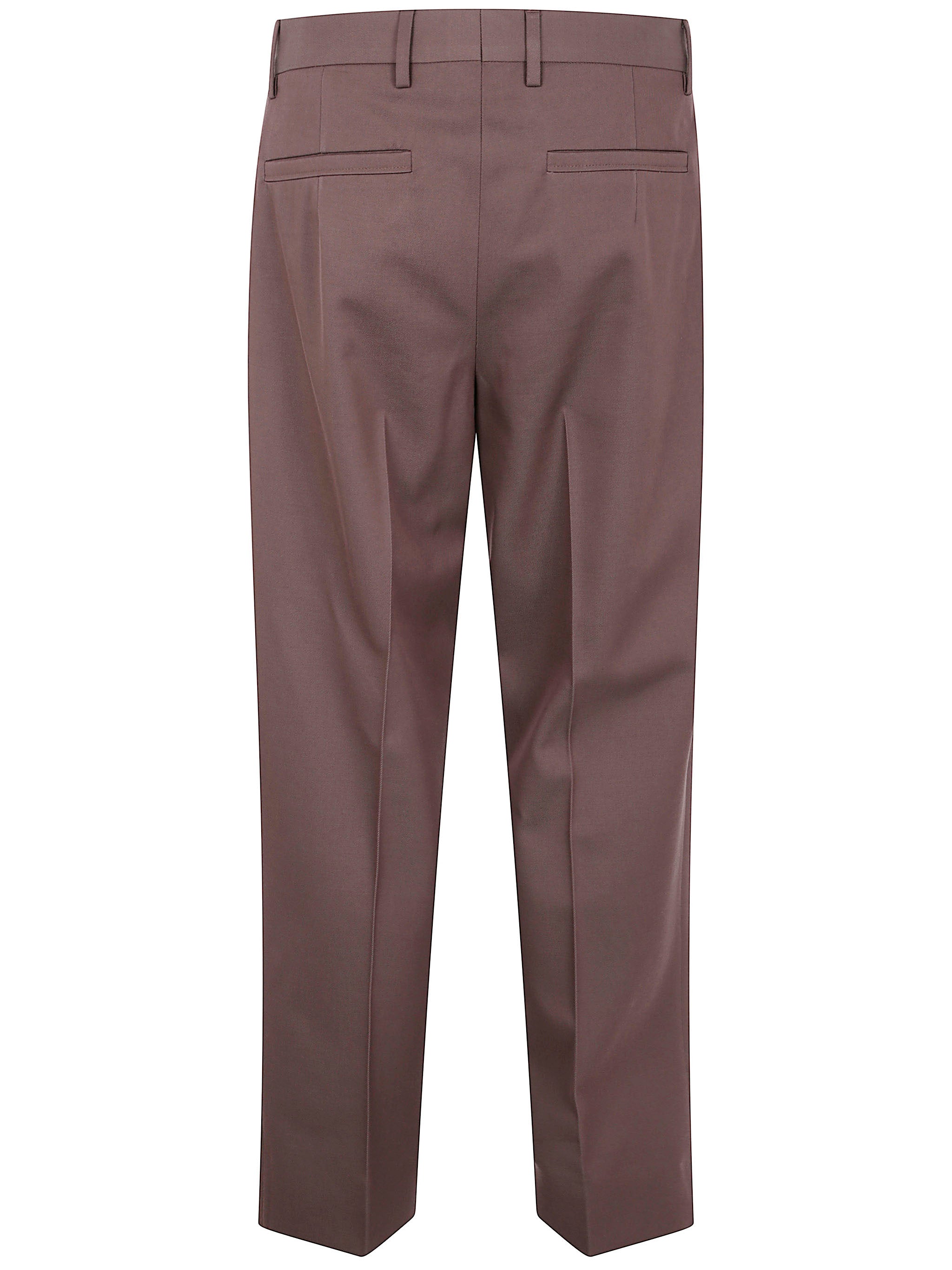 ZEGNA Men's Cotton and Wool Blend Pants