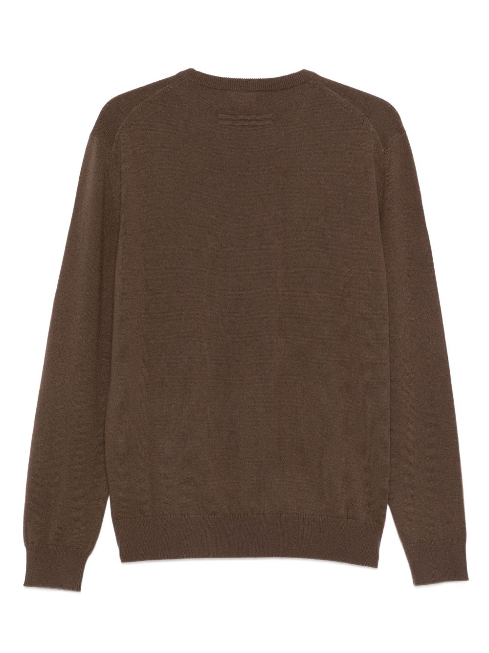 ZEGNA Men's Cashmere Ribbed Jumper - Size 50