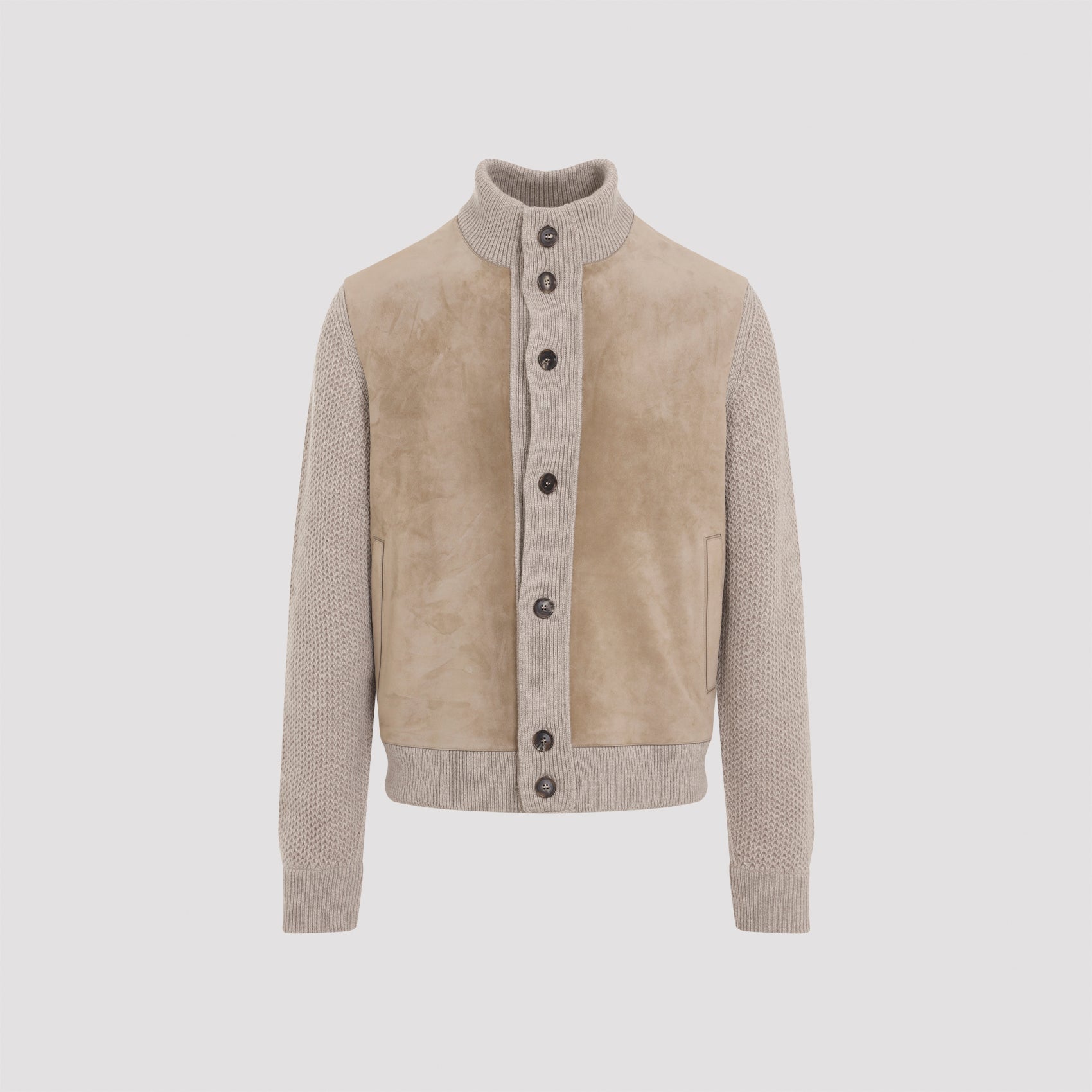 ZEGNA Cashmere and Suede Jacket for Men - FW25