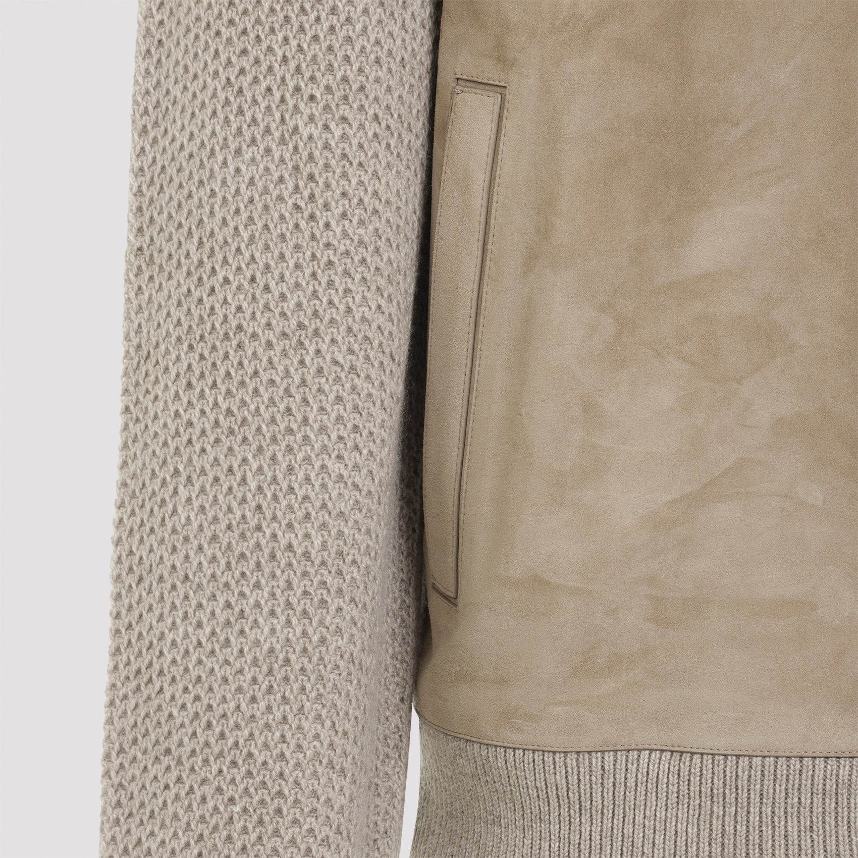 ZEGNA Cashmere and Suede Jacket for Men - FW25