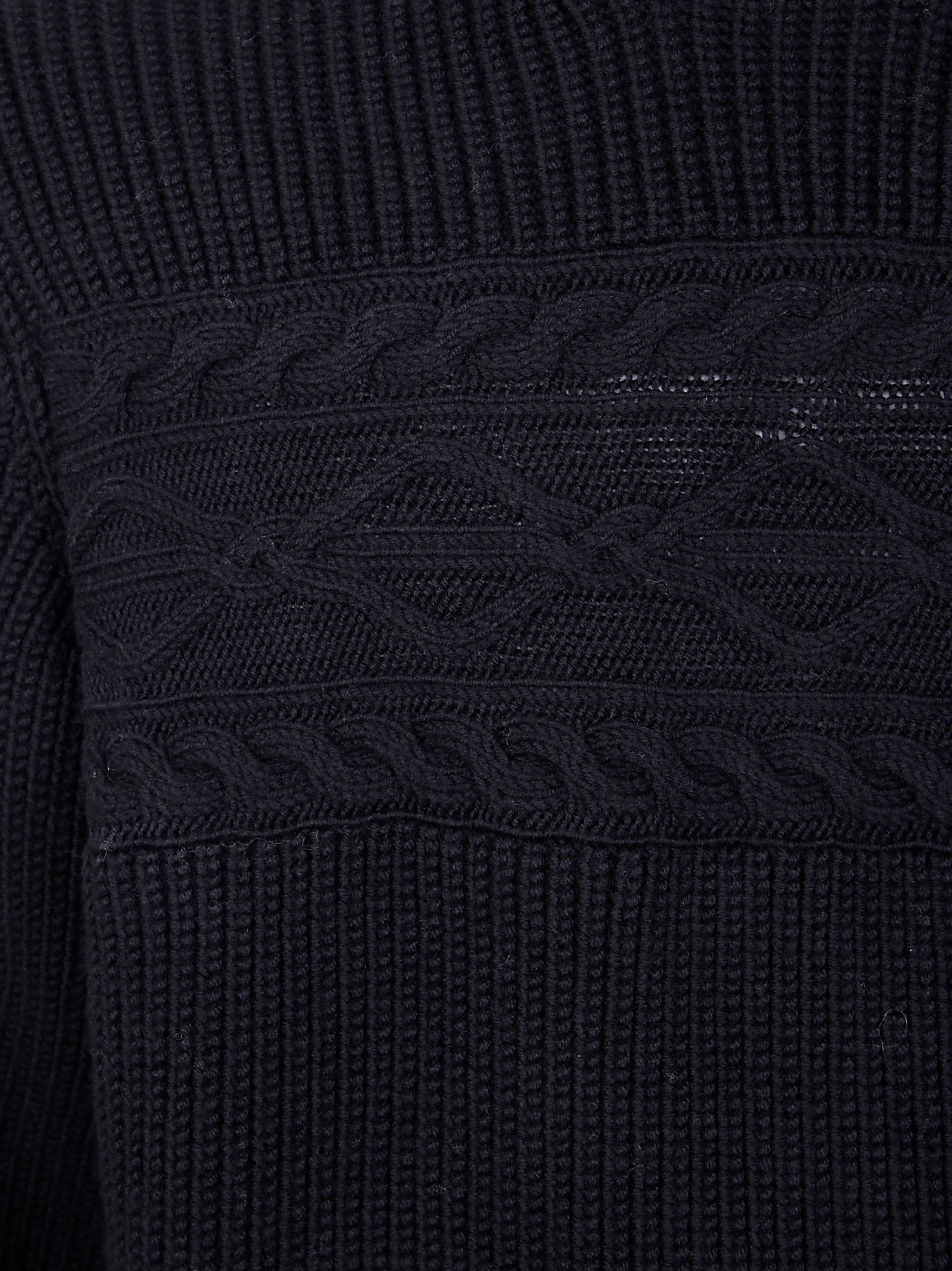 ZEGNA Pure Wool Pearl Stitch High Neck Sweater