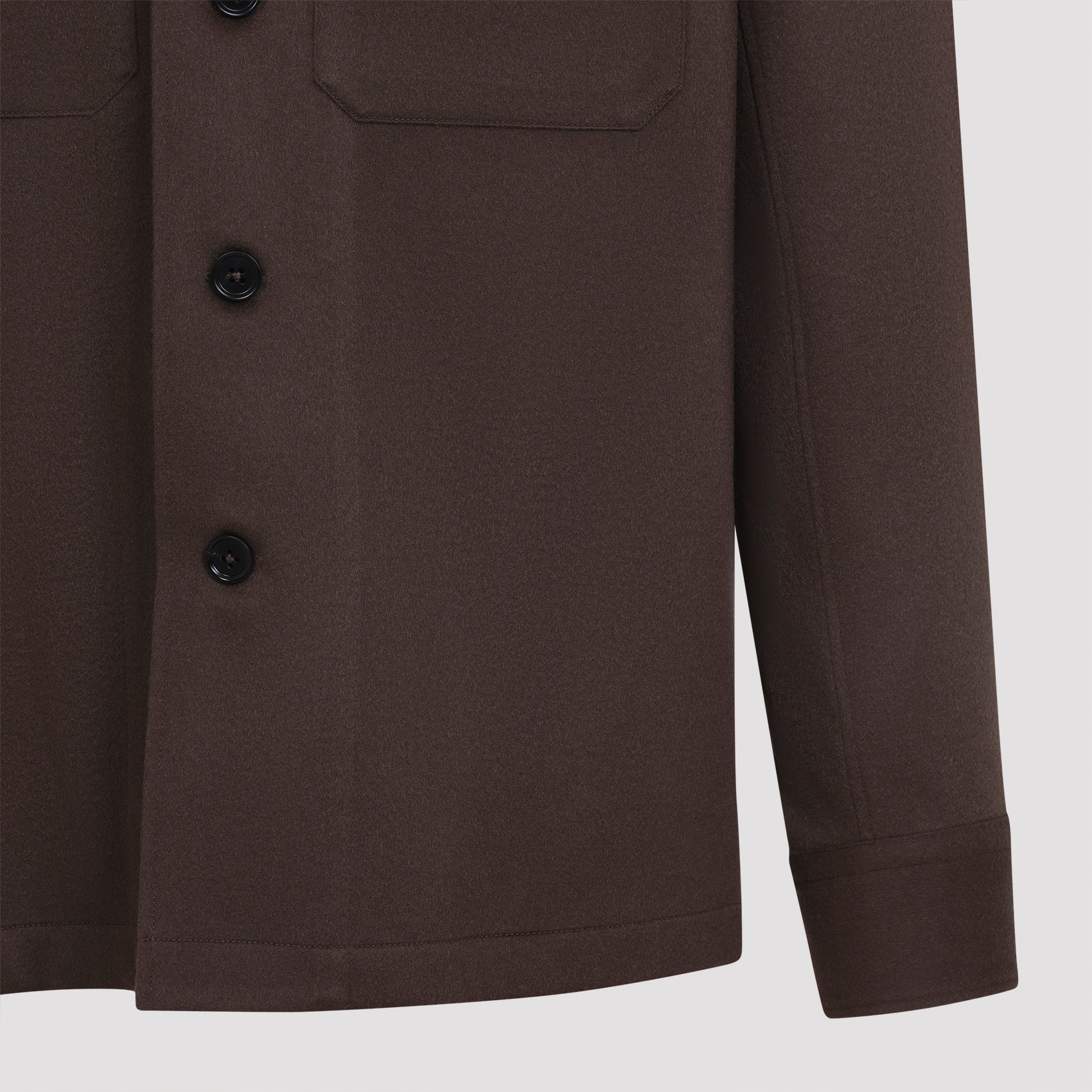 ZEGNA Men's Cashmere Silk Overshirt