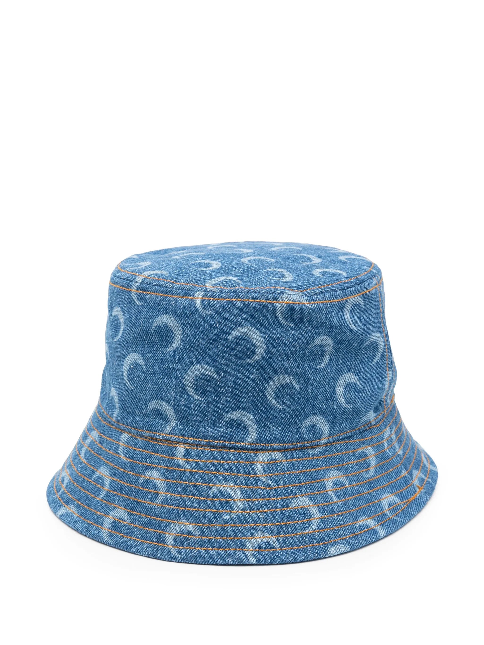 MARINE SERRE Unisex Bucket Hat - Moon Design