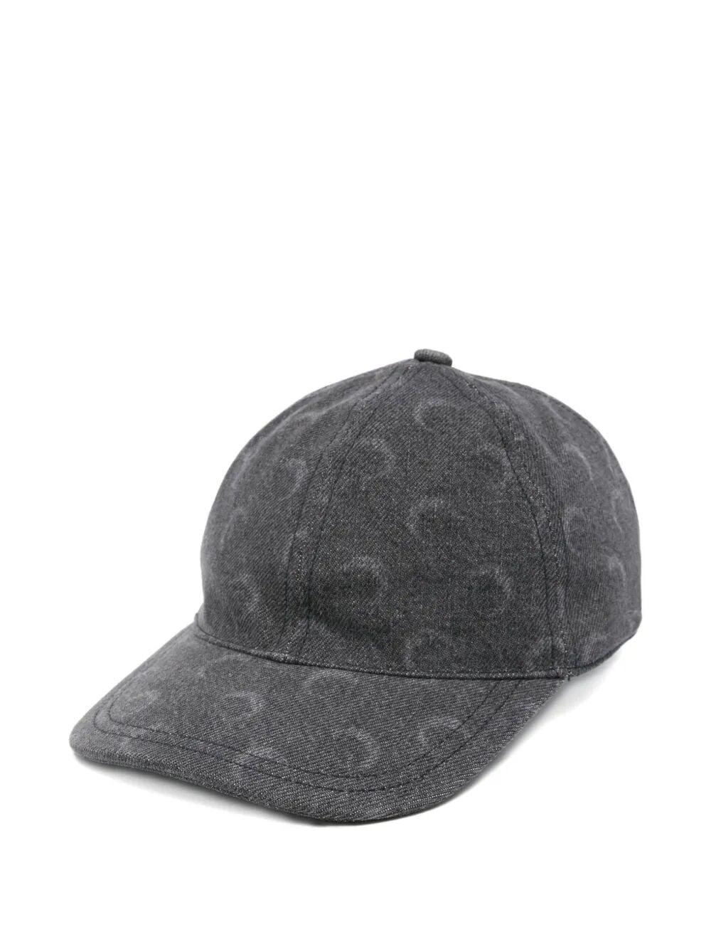 MARINE SERRE Moon Laser Cut Denim Baseball Cap - FW25 Women's Edition