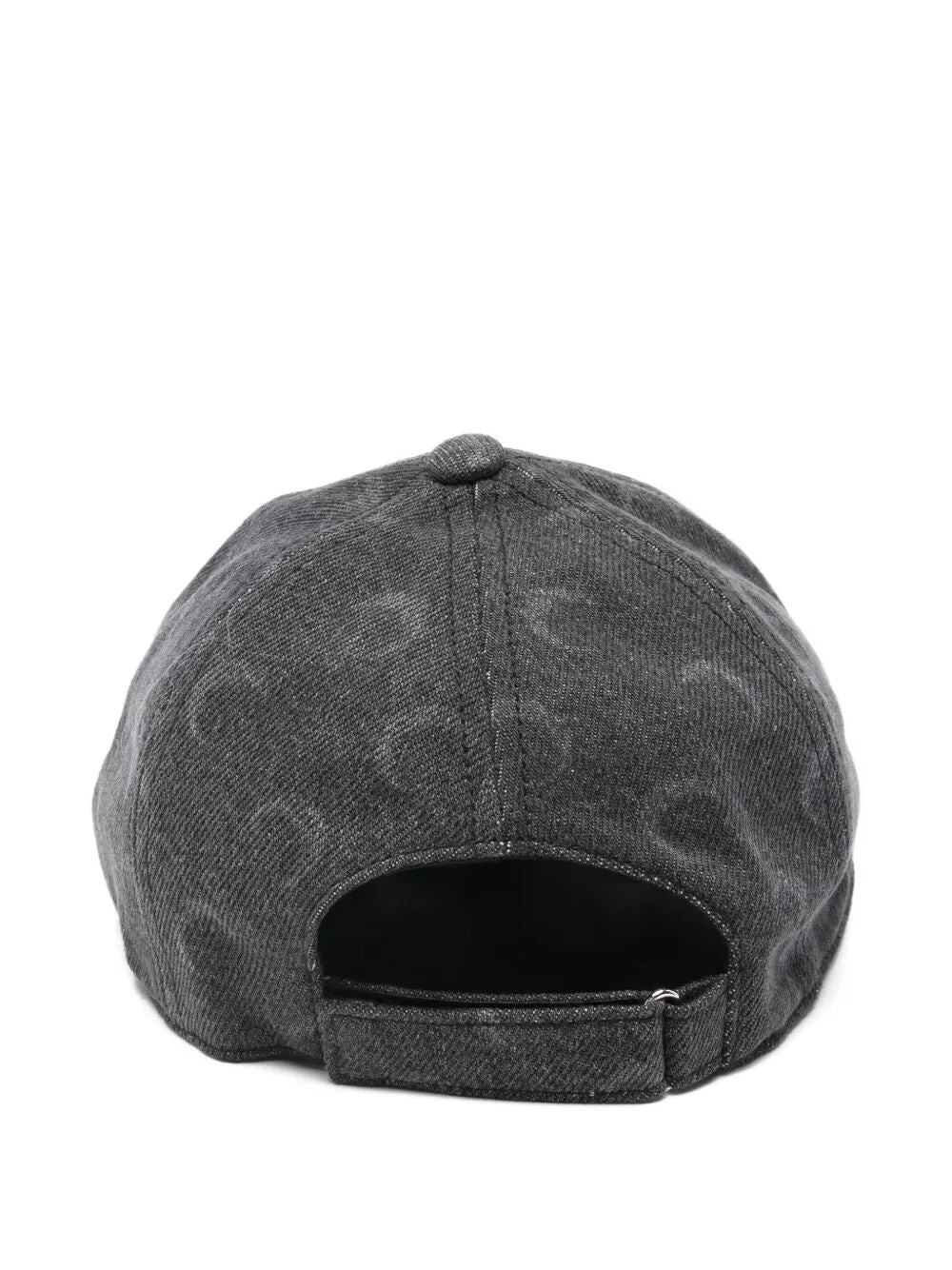 MARINE SERRE Moon Laser Denim Baseball Cap