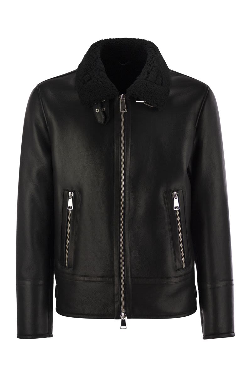 DONDUP Regular Shearling Jacket for Men
