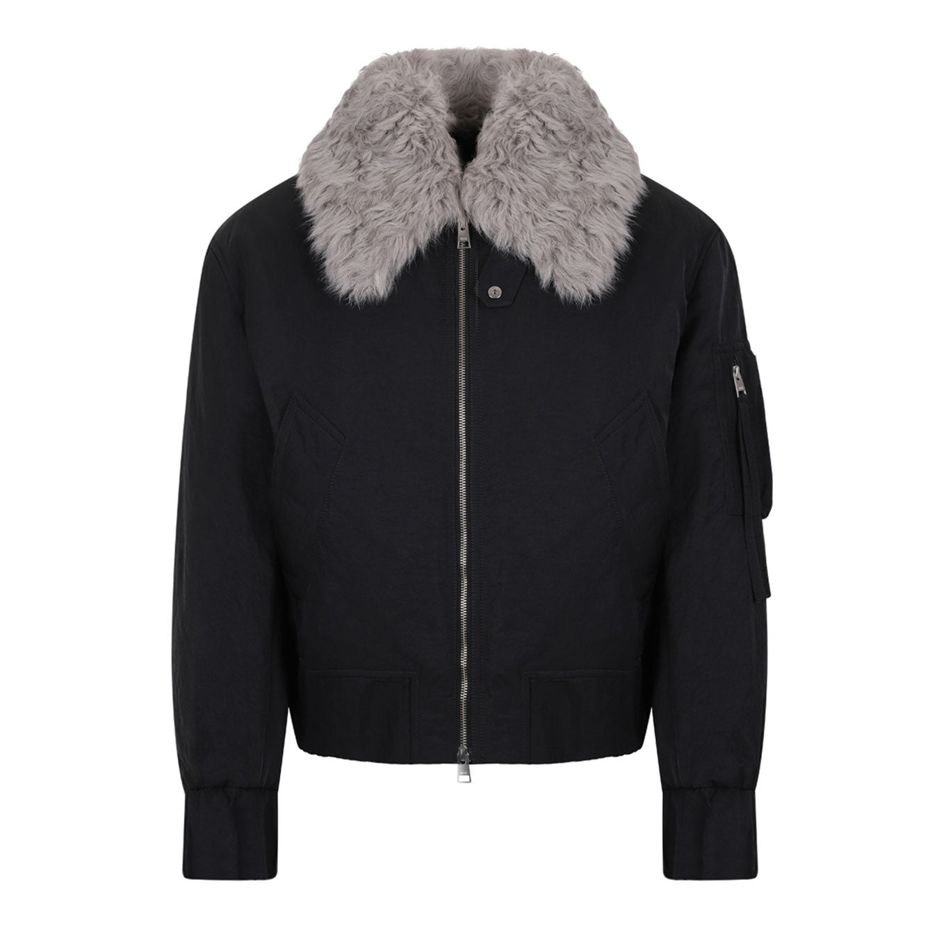 AMI PARIS Unisex Polyamide Jacket for FW25