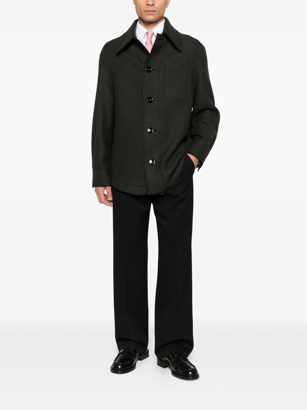 AMI PARIS Wool Shirt Jacket