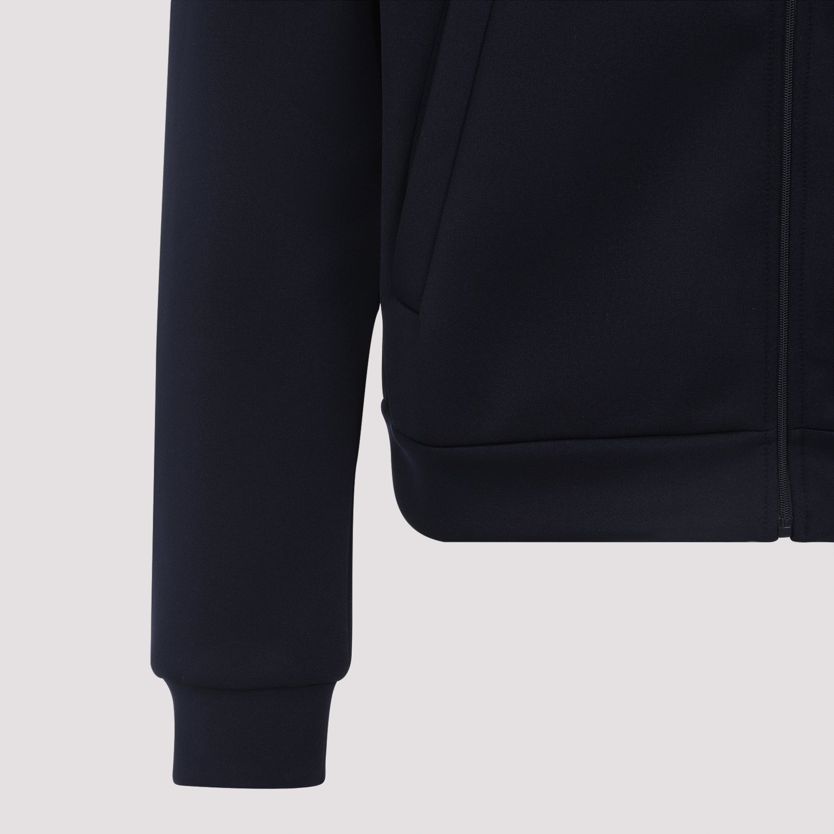 PRADA Techno Fabric Full-Zip Sweatshirt - Men's Design for FW25