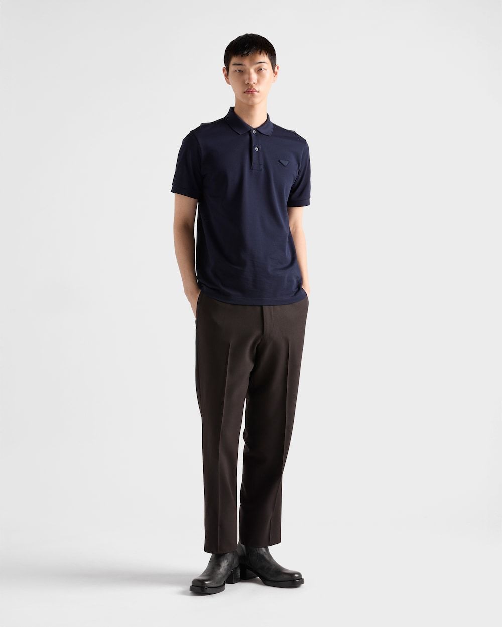 PRADA Men's Classic Fit Polo