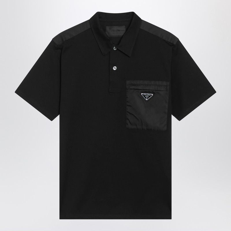 PRADA Men's Cotton Blend Polo Shirt
