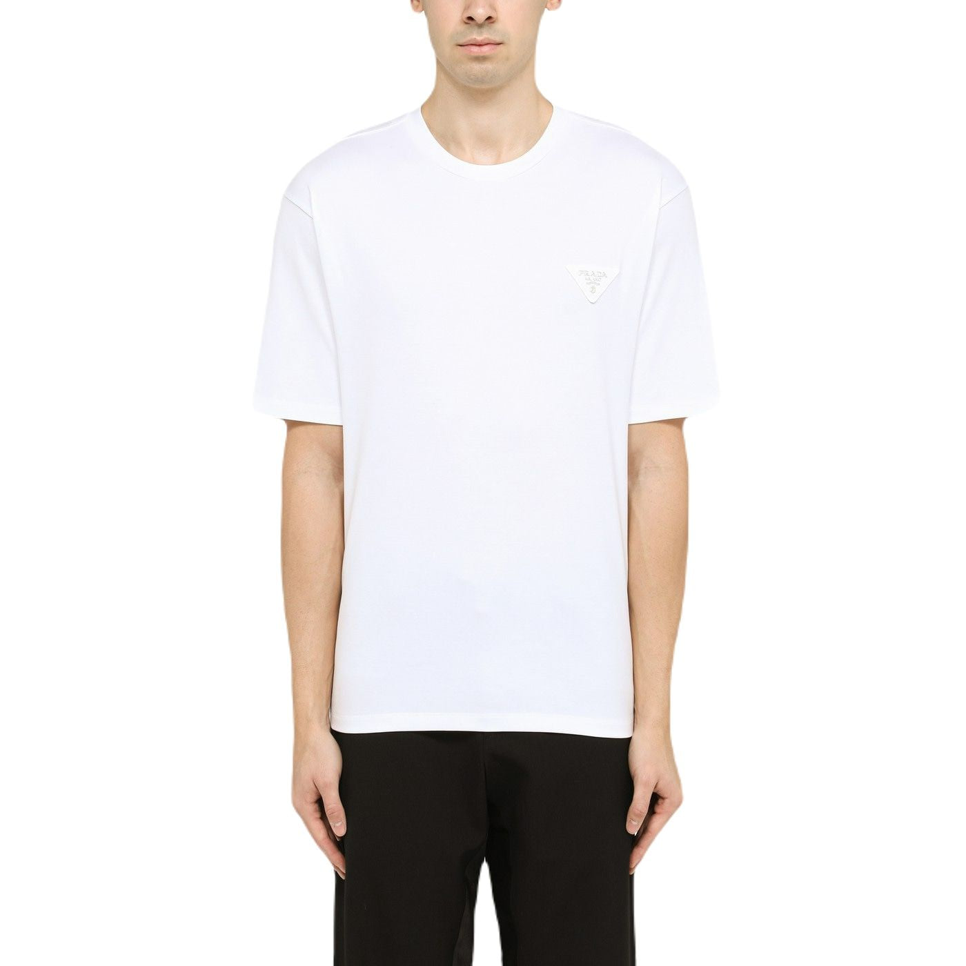 PRADA Men's Mini Crew Neck Jersey