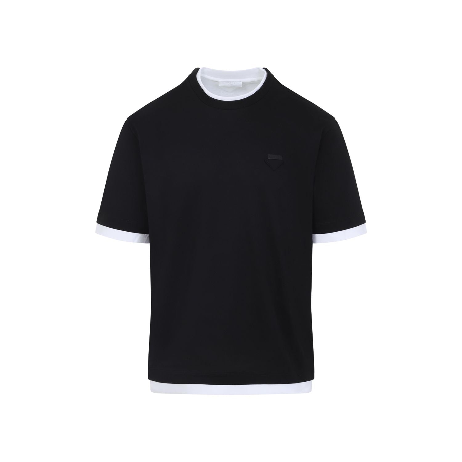 PRADA Cotton Crew-Neck T-Shirt for Men
