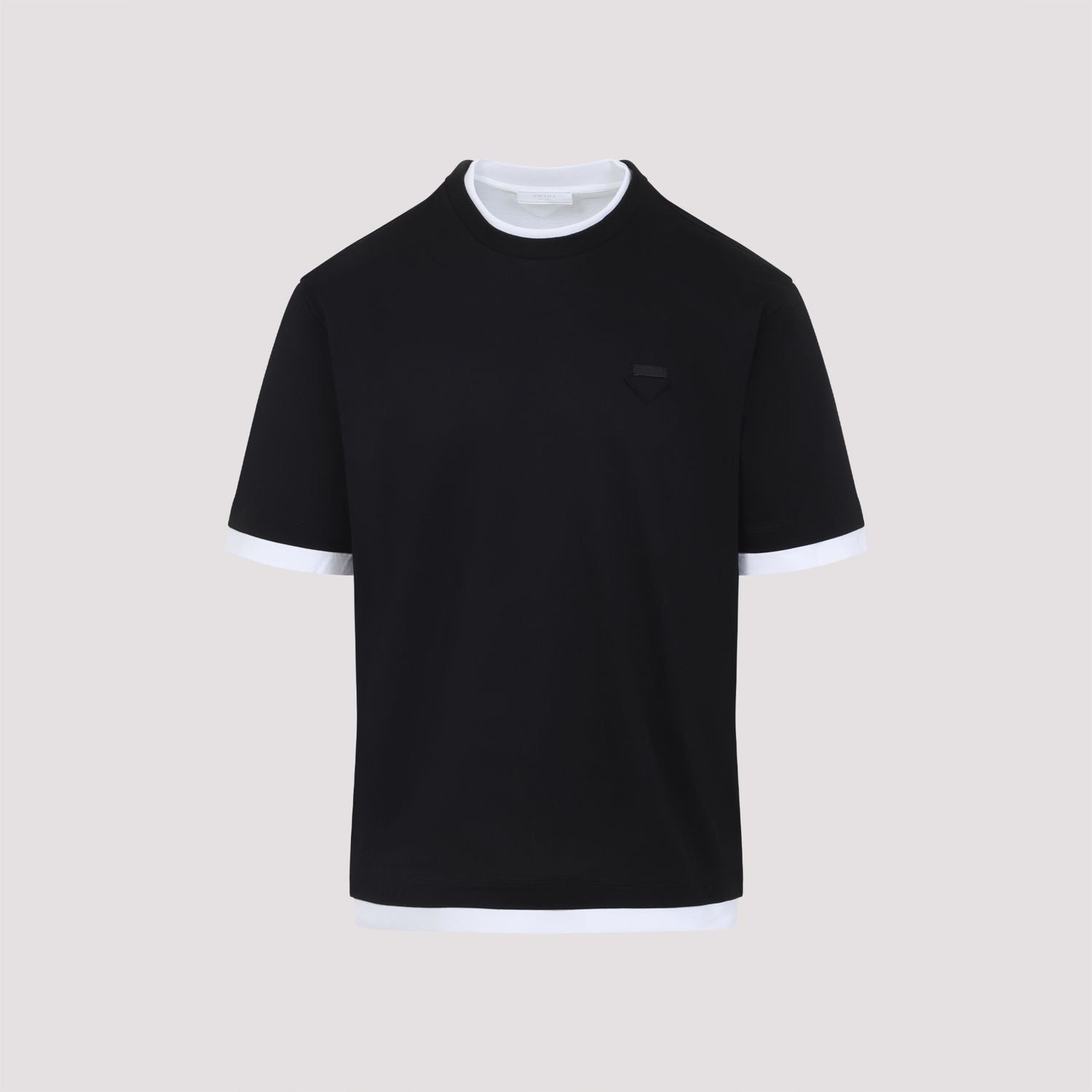 PRADA Cotton Crew-Neck T-Shirt for Men