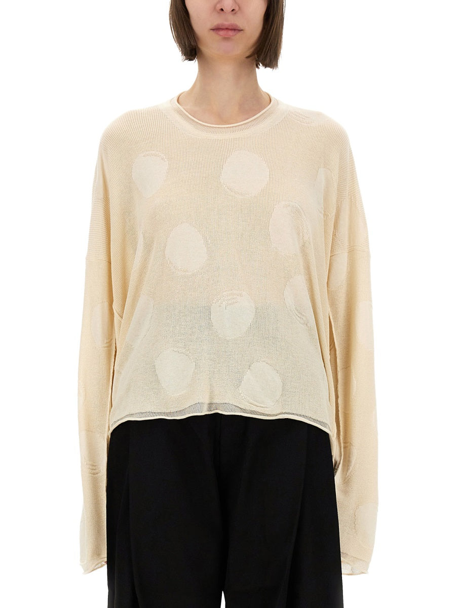UMA WANG Oversized Polka Dot Shirt - Size S