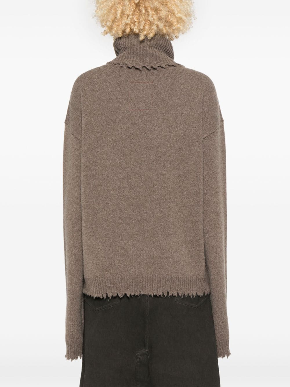 UMA WANG High Neck Cashmere Top