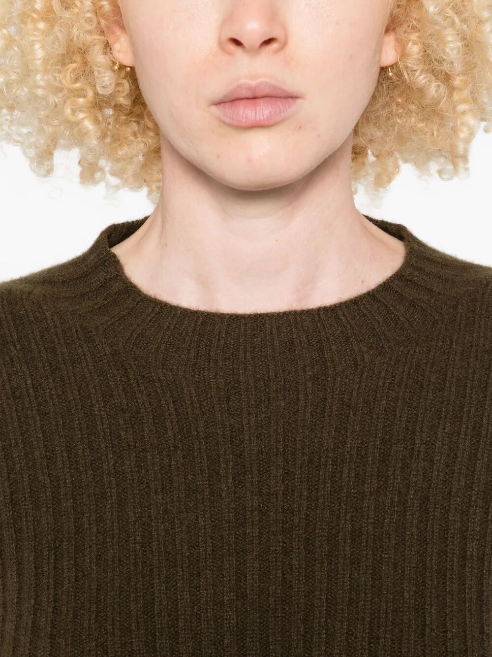 UMA WANG Ribbed Long Sleeve Top