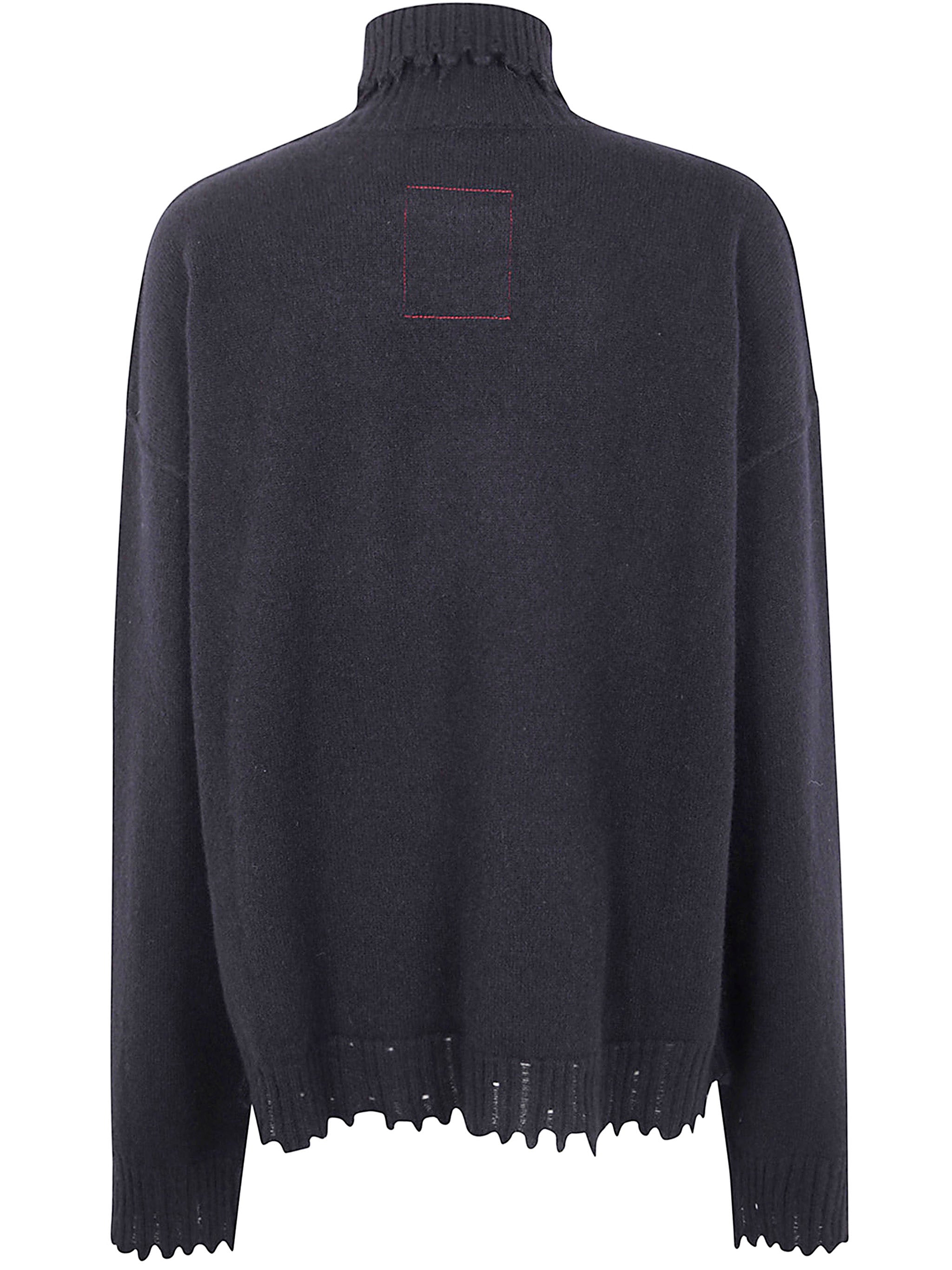 UMA WANG High Neck Cashmere Sweater