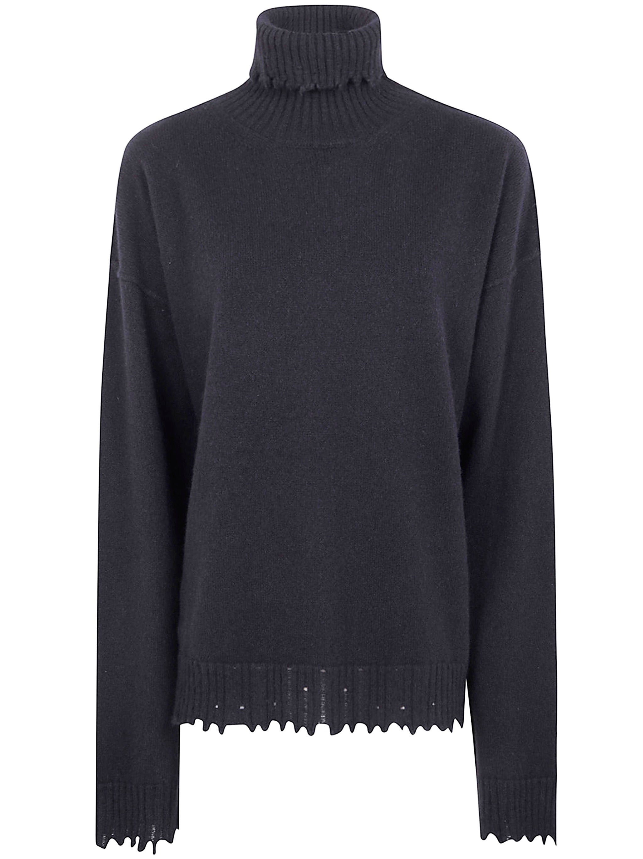 UMA WANG High Neck Cashmere Sweater