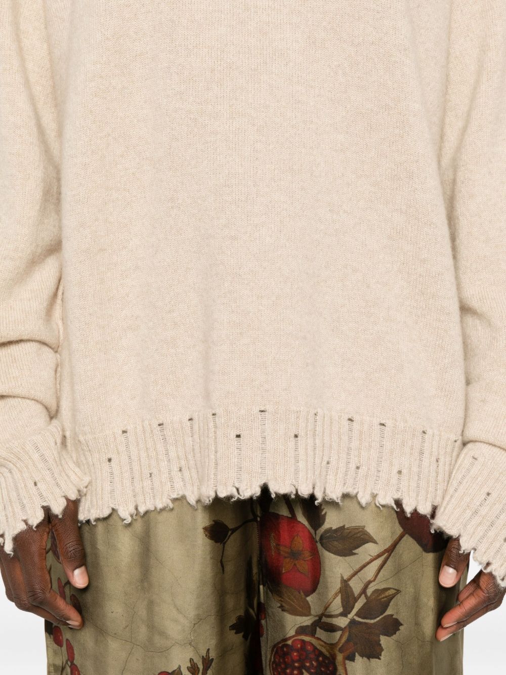 UMA WANG Cashmere Turtle-Neck Jumper
