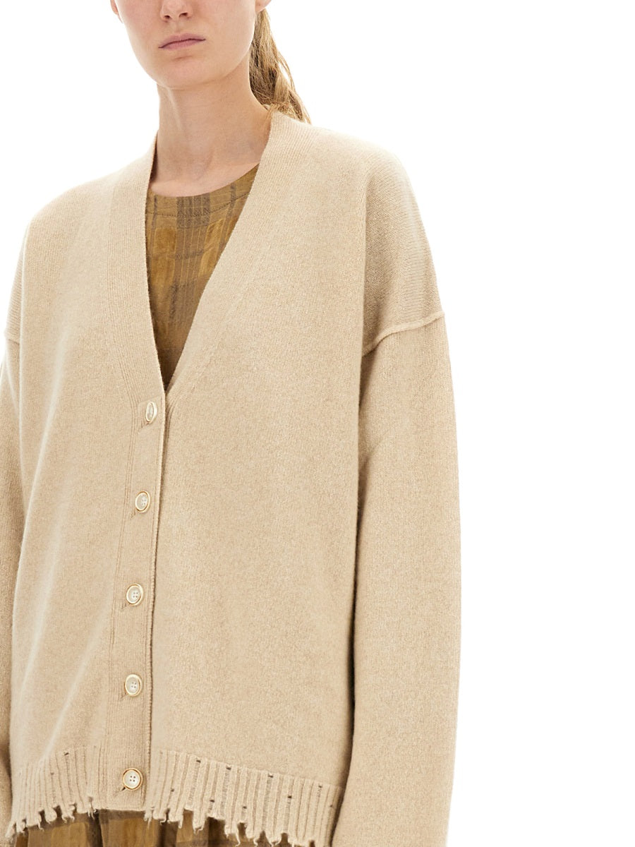 UMA WANG Cashmere Cardigan with Buttons - Size S