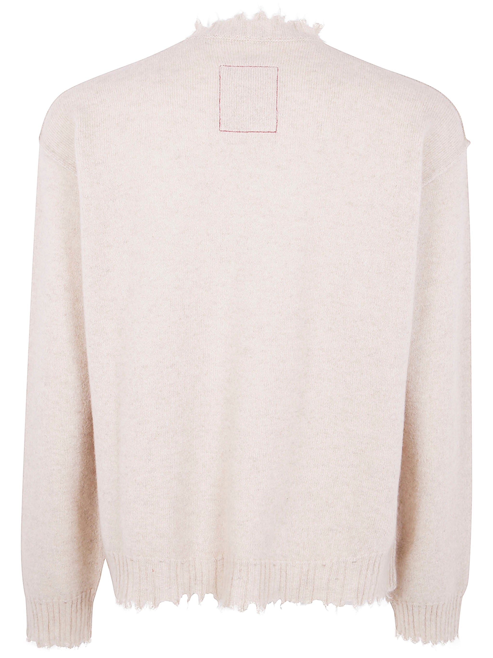 UMA WANG Round Neck Cashmere Top for Men
