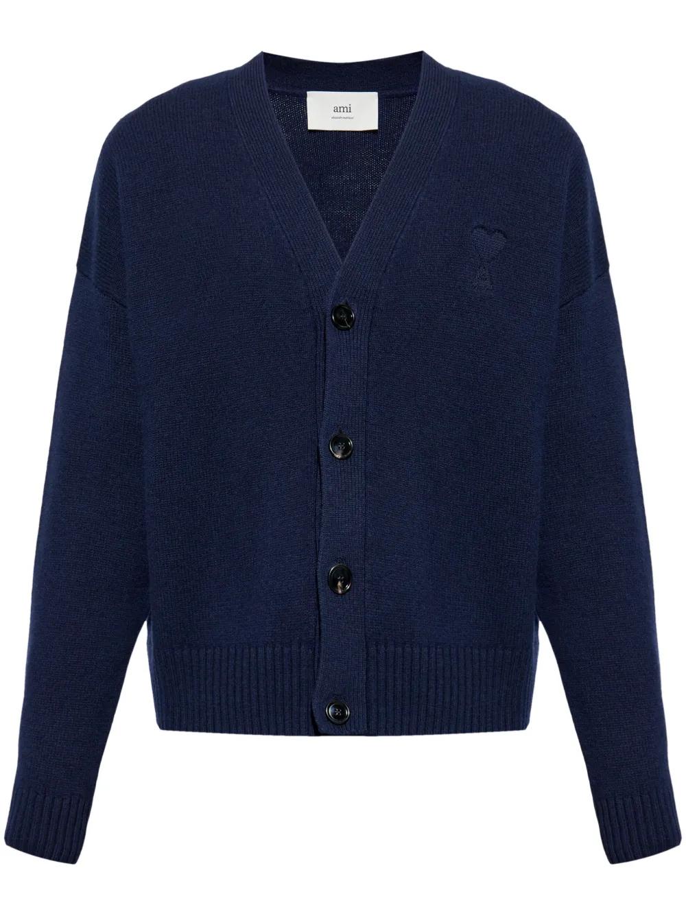 AMI PARIS Wool T-Shirt - Size S