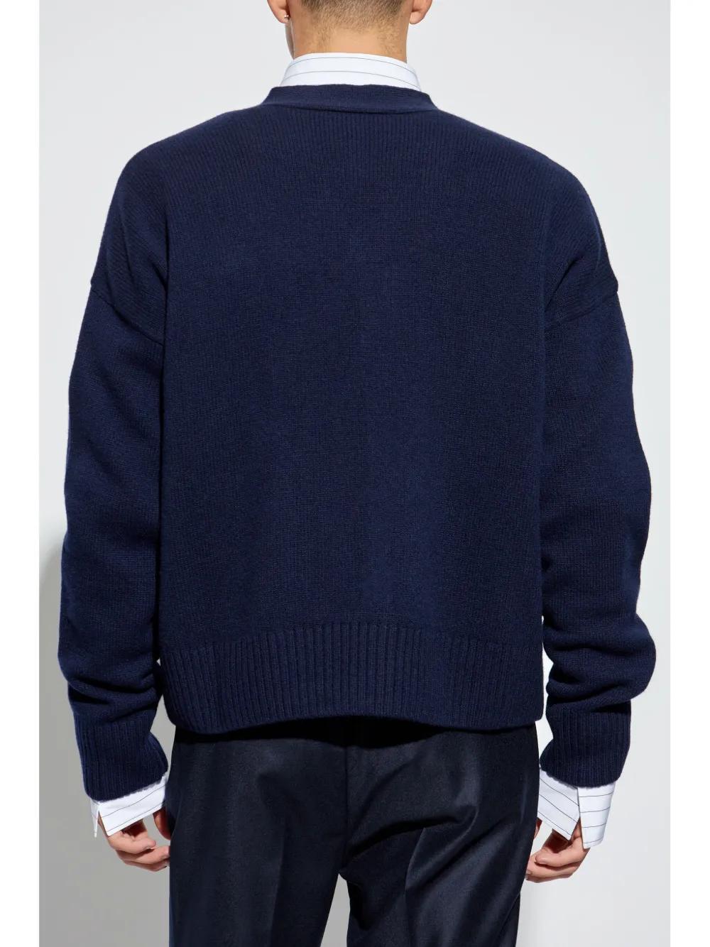 AMI PARIS Wool T-Shirt - Size S