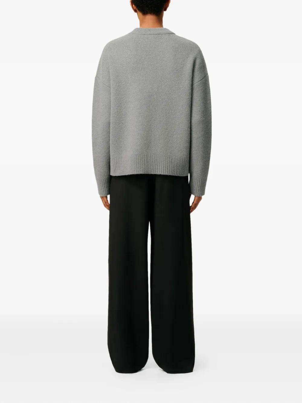 AMI PARIS V-Neck Wool Cardigan for Men
