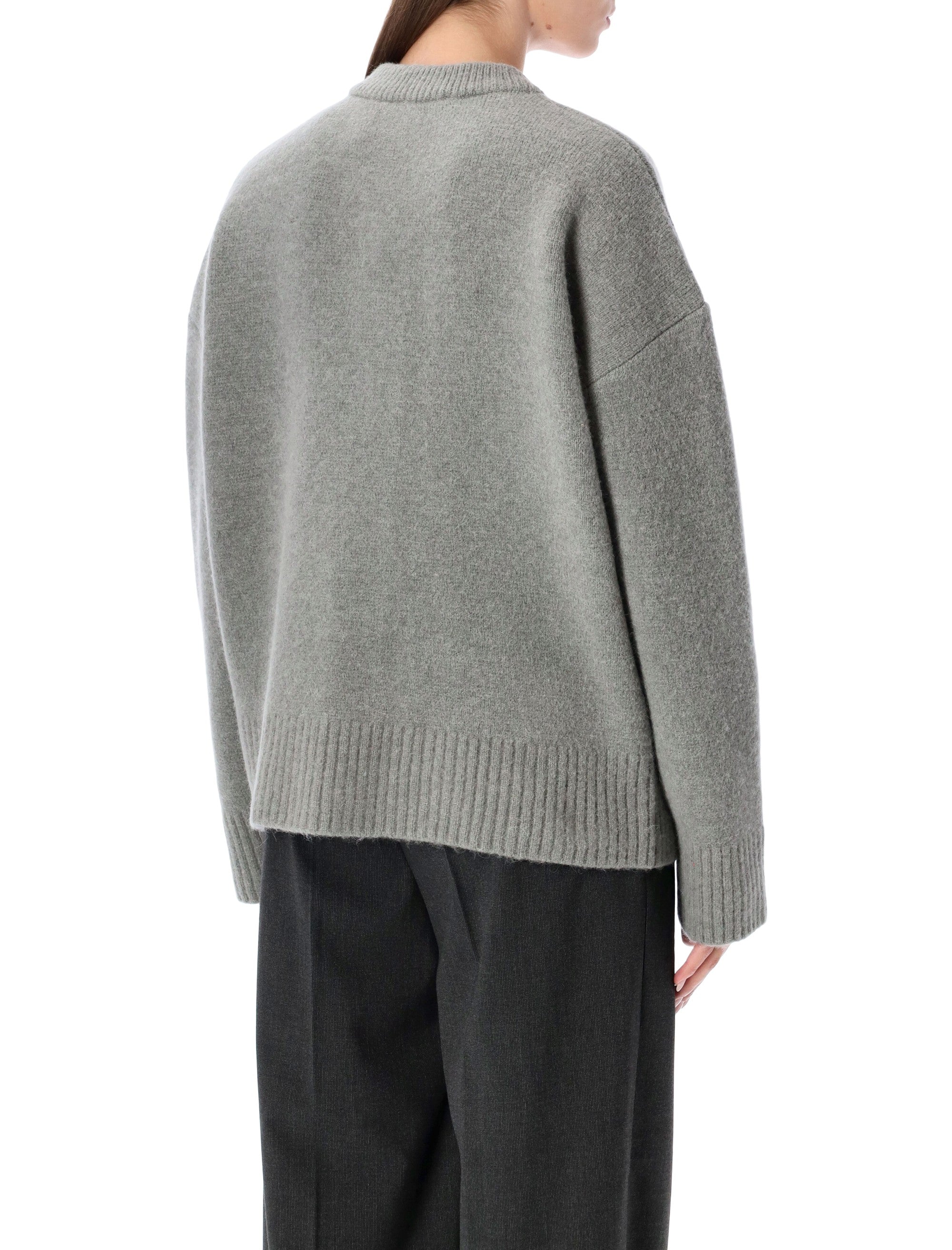 AMI PARIS Men's Stretch Alpaca Blend Cardigan