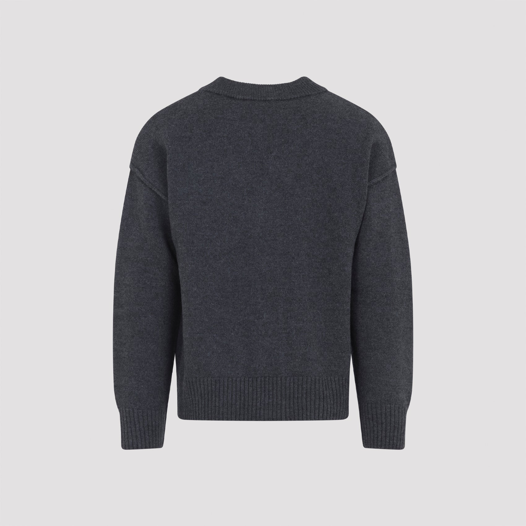 AMI PARIS Men's Classic Wool Cardigan